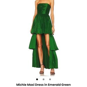 Lovers + Friends High Low Dress in Green